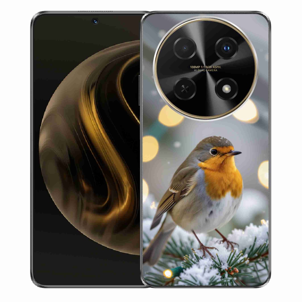 mmCase gélhuzat a Huawei Nova 12i-hez – téli piros