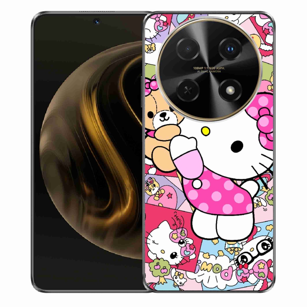 mmCase gél tok a Huawei Nova 12i-hez – aranyos cica