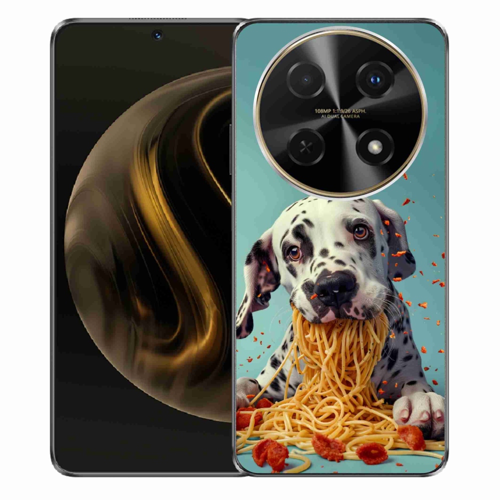 mmCase gél tok a Huawei Nova 12i-hez – dalmát és spagetti