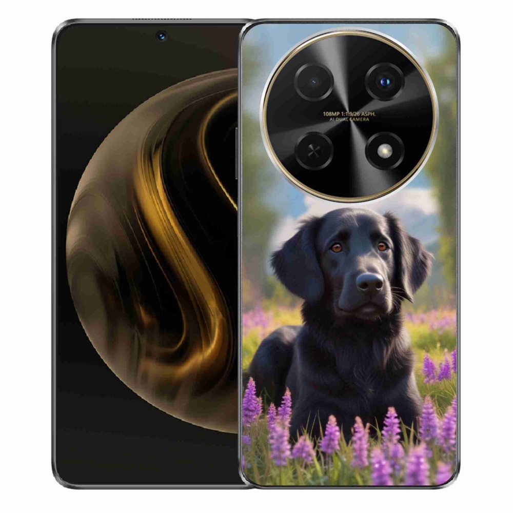 mmCase gél tok a Huawei Nova 12i-hez – elegáns fekete retriever
