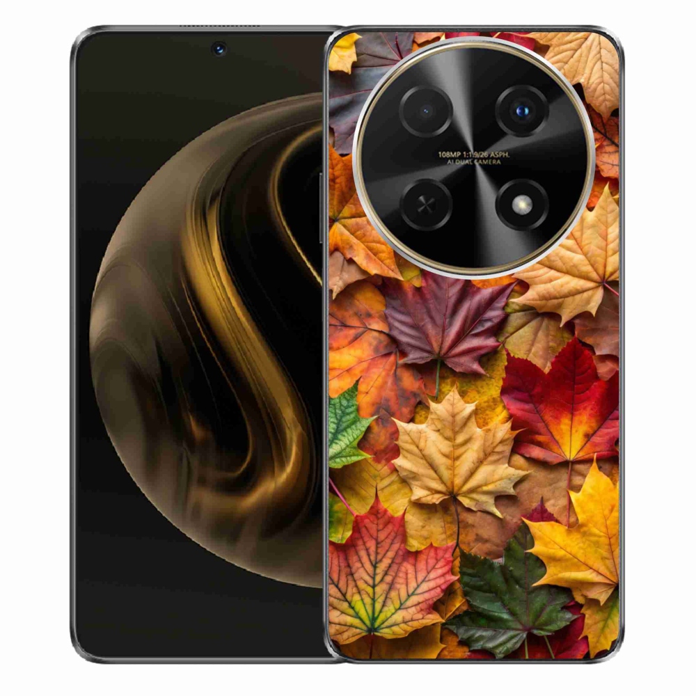 Gél borítás mmCase a Huawei Nova 12i készülékhez - juharlevelek 2