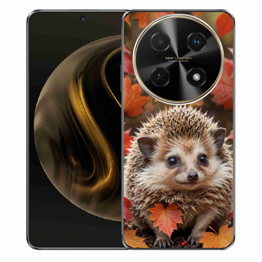 mmCase gél tok a Huawei Nova 12i-hez – sündisznó a levelek között
