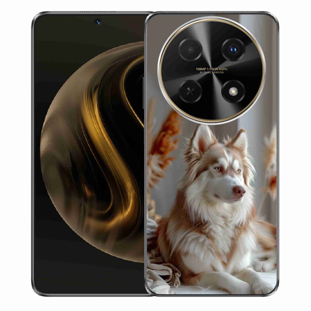 mmCase gélhuzat a Huawei Nova 12i-hez – nyugodt szibériai husky