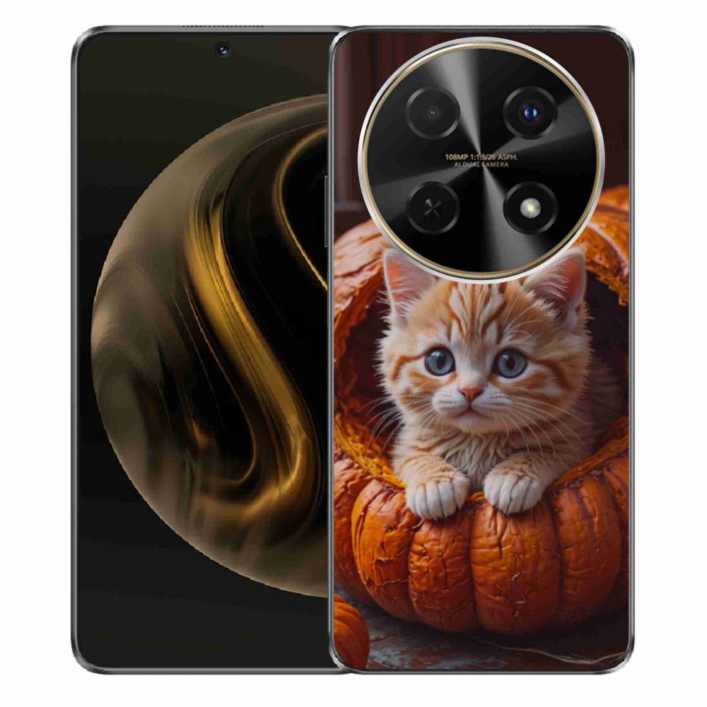Gél borítás mmCase a Huawei Nova 12i készülékhez - cica és tök 2