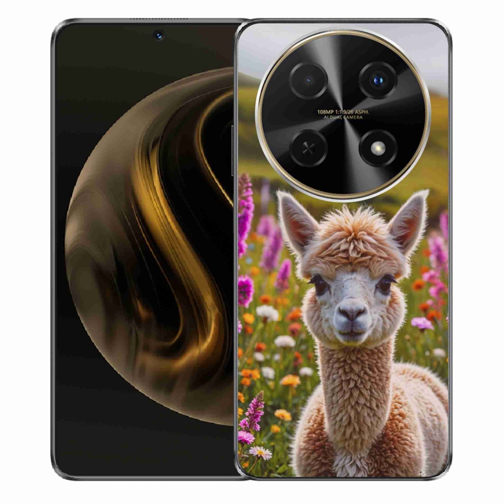 mmCase gél tok a Huawei Nova 12i-hez – láma a réten