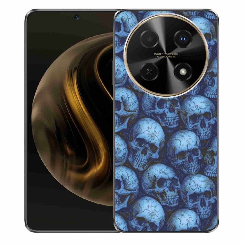 Gél borítás mmCase a Huawei Nova 12i készülékhez - koponyák