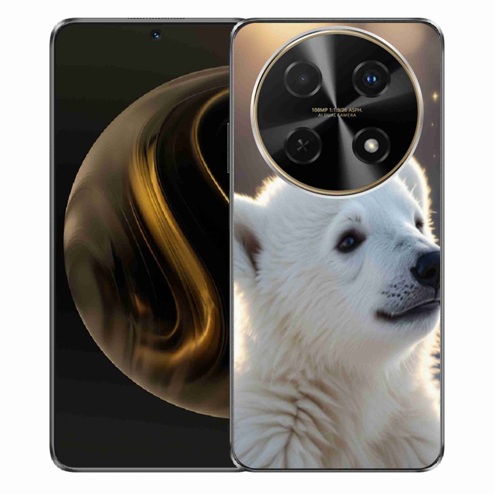 Gél borítás mmCase a Huawei Nova 12i készülékhez - jegesmedve