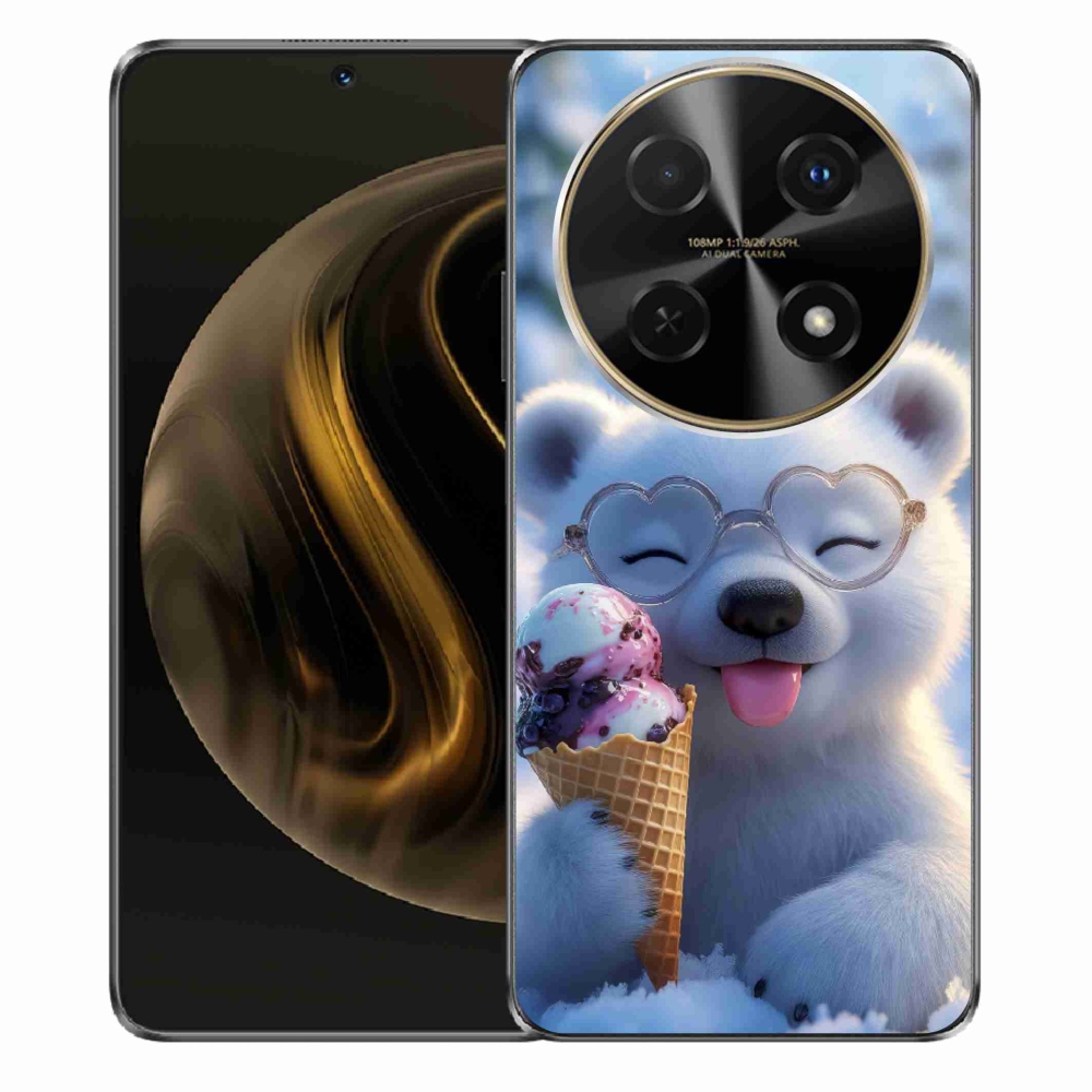 mmCase gél tok a Huawei Nova 12i-hez – mackó fagylalttal