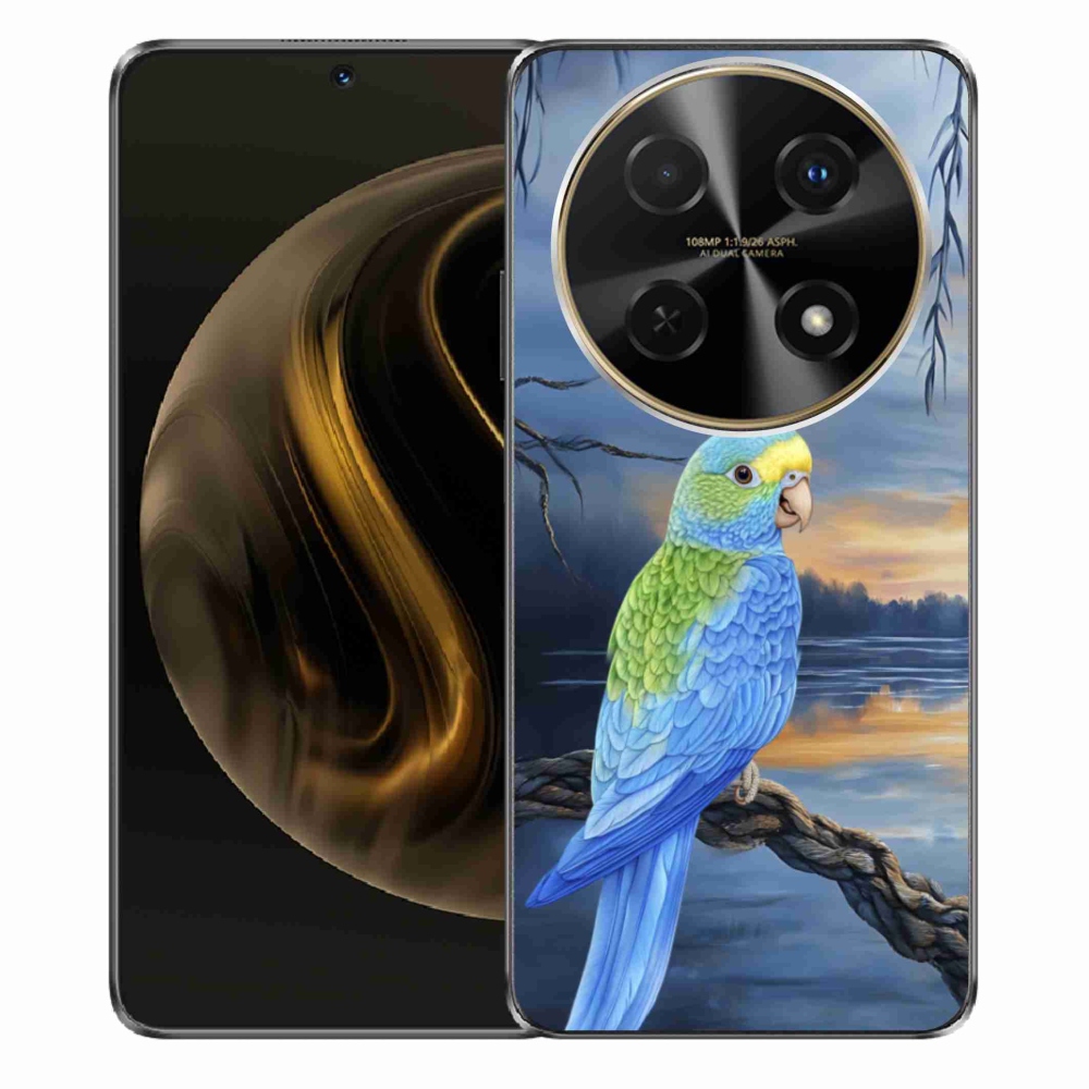 Gél borítás mmCase a Huawei Nova 12i készülékhez - kék papagáj