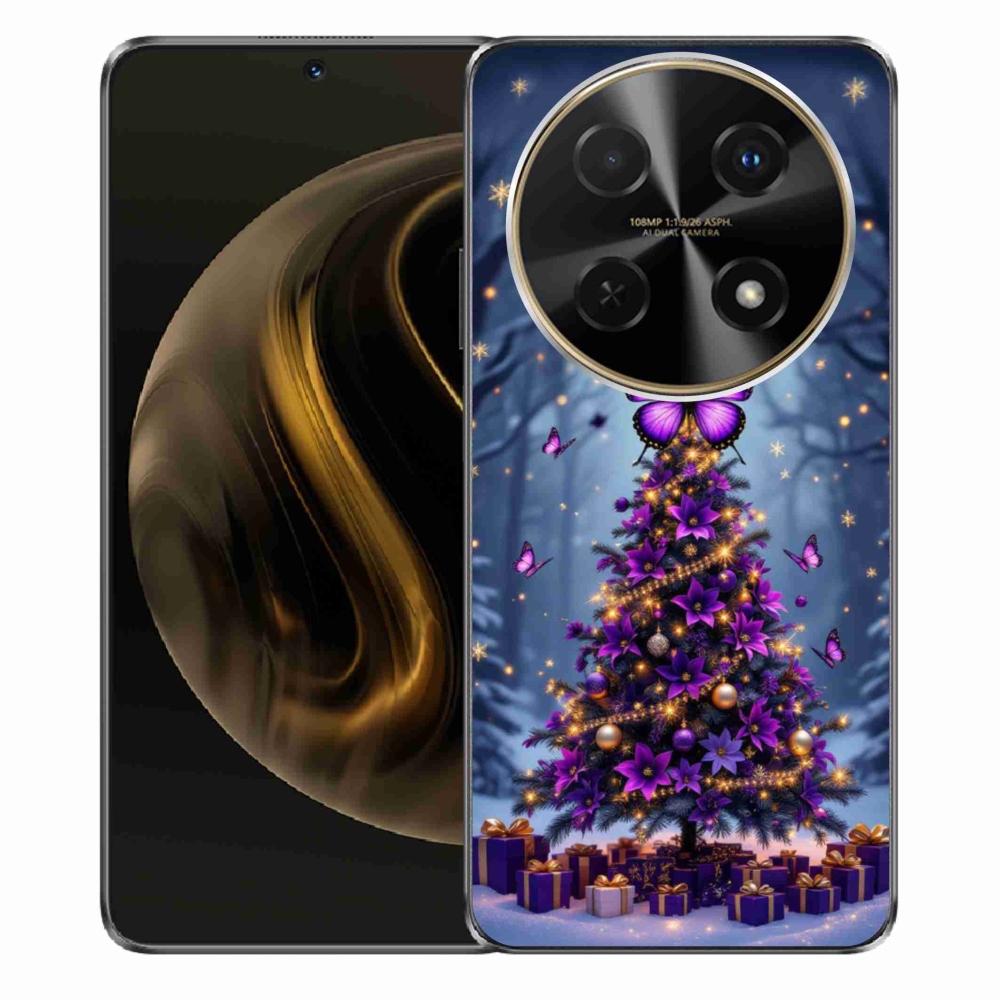 mmCase gél tok a Huawei Nova 12i-hez – pillangós karácsonyfa