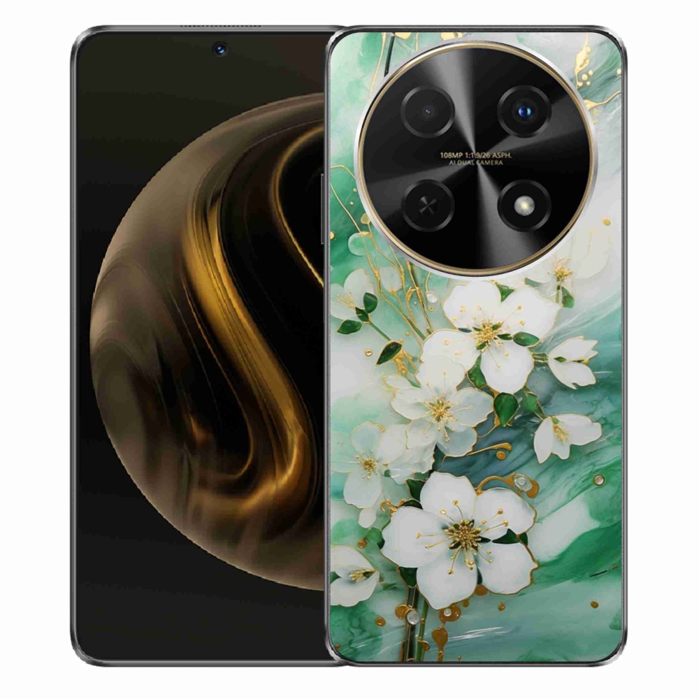 Gél borító mmCase a Huawei Nova 12i készülékhez - finom virágok