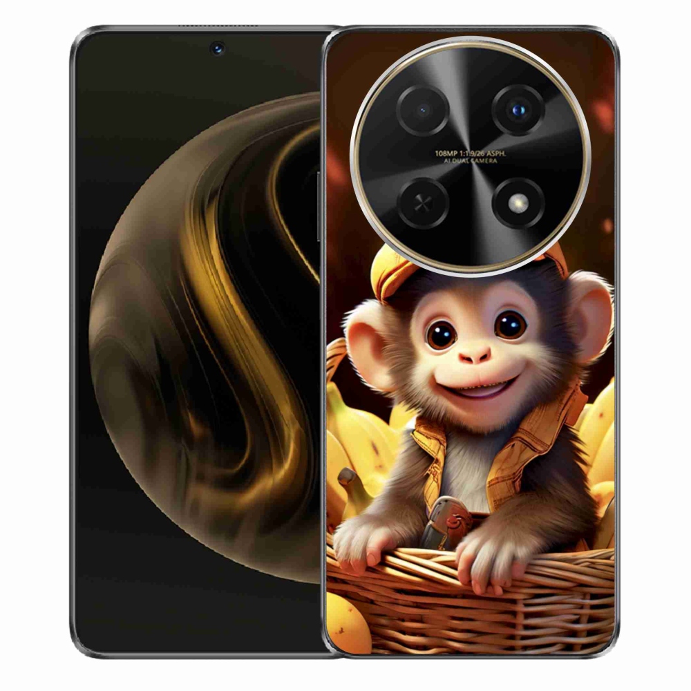 mmCase gél tok a Huawei Nova 12i-hez – majom a kosárban