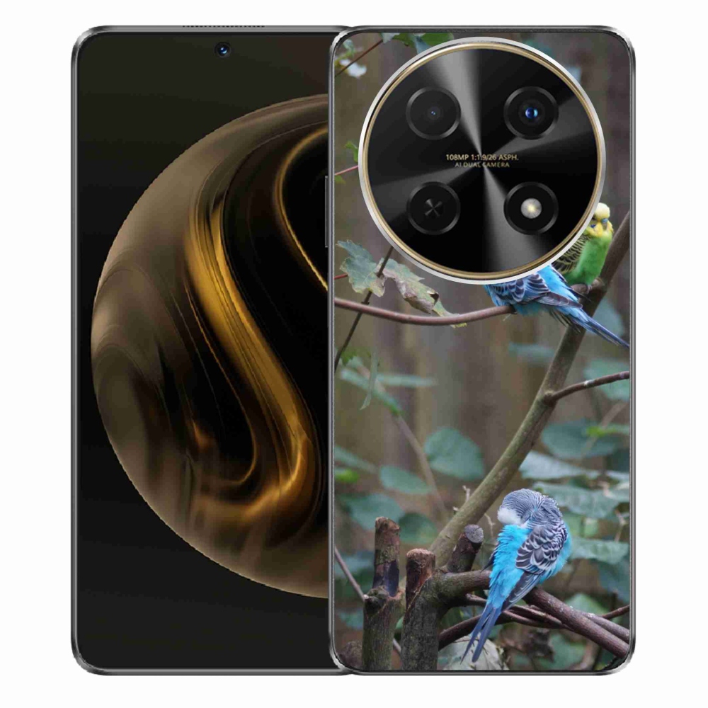 mmCase gél tok a Huawei Nova 12i-hez – papagájok az ágon