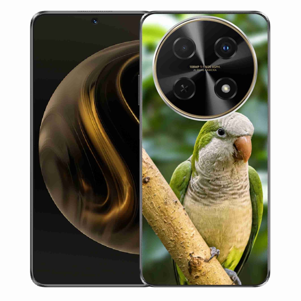 Gél borítás mmCase a Huawei Nova 12i készülékhez - papagáj szerzetes