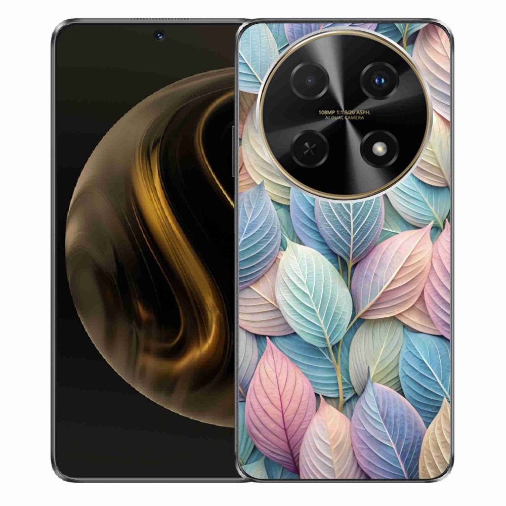 Gél borító mmCase a Huawei Nova 12i készülékhez - pasztell levelek