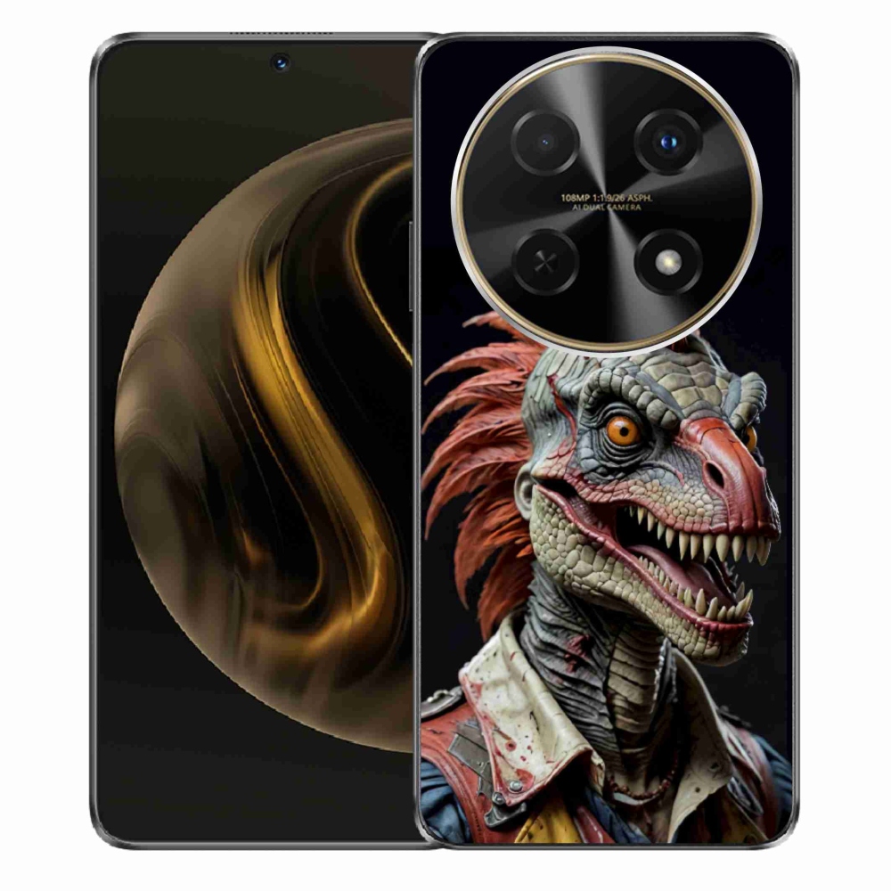 mmCase gél tok a Huawei Nova 12i-hez – punk dinoszaurusz