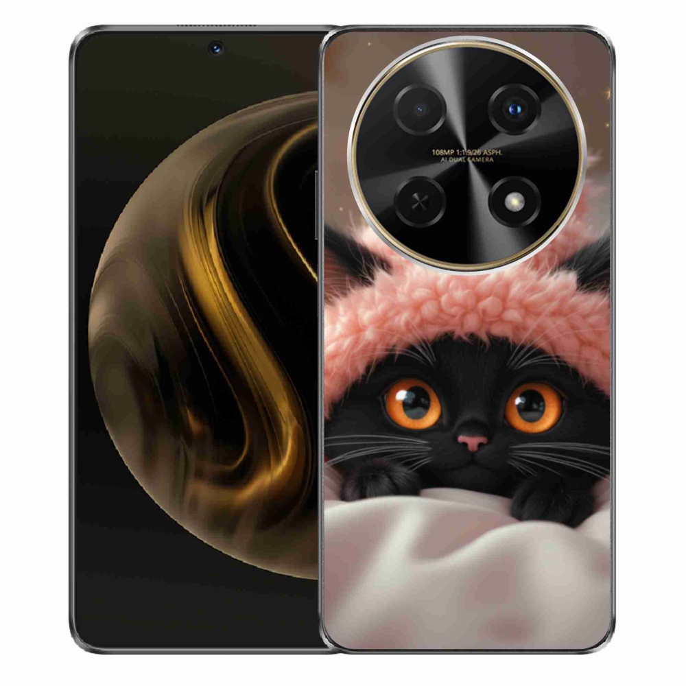 Gél borító mmCase a Huawei Nova 12i számára - aranyos cica 7