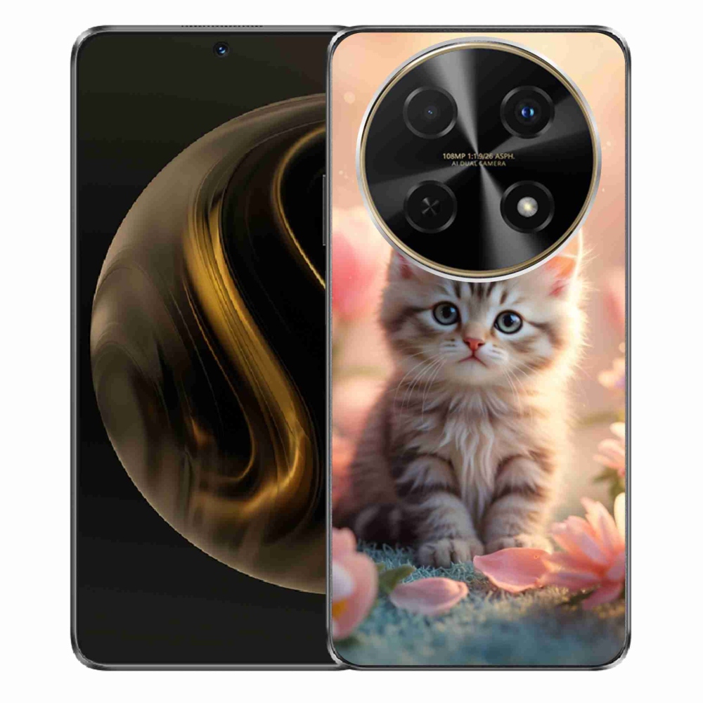 Gél borító mmCase a Huawei Nova 12i készülékhez - aranyos cica 8