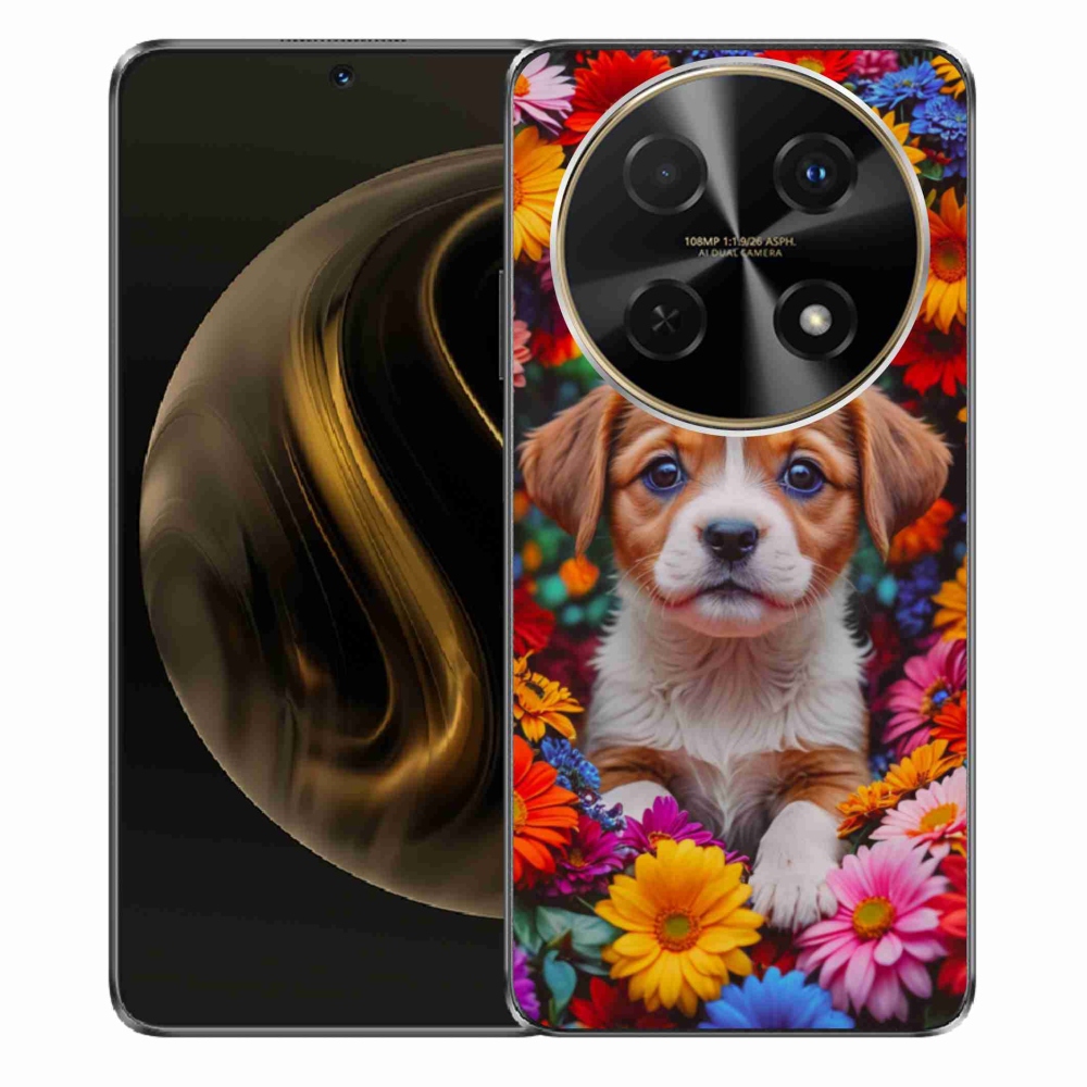 Gél borító mmCase a Huawei Nova 12i számára - aranyos kiskutya