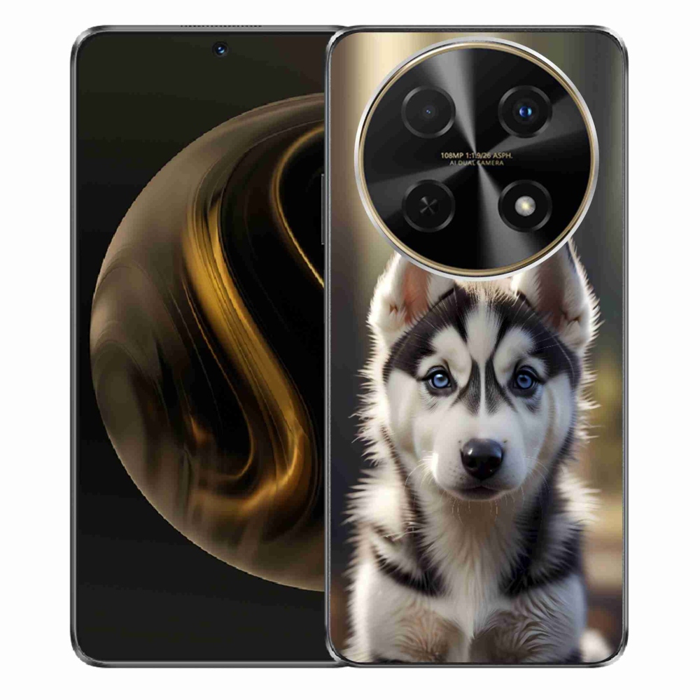 mmCase gél tok a Huawei Nova 12i-hez – aranyos szibériai husky