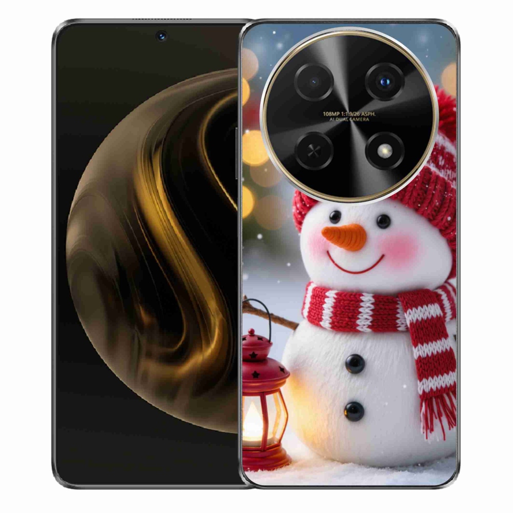 Gél borító mmCase a Huawei Nova 12i készülékhez - hóember 2