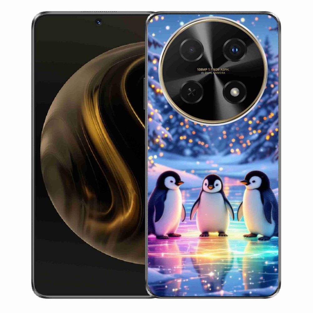 Gél borítás mmCase a Huawei Nova 12i készülékhez - pingvinek