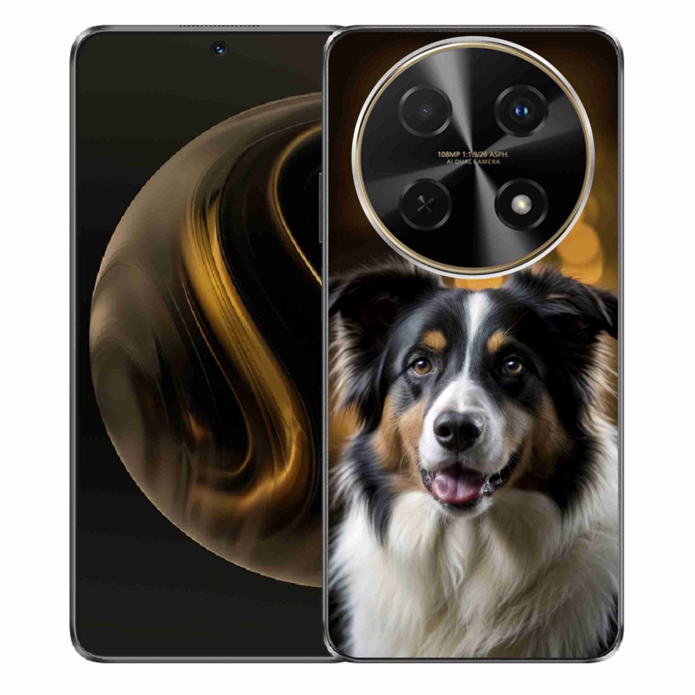 mmCase gél tok a Huawei Nova 12i-hez – mosolygós ausztrál juhászkutya