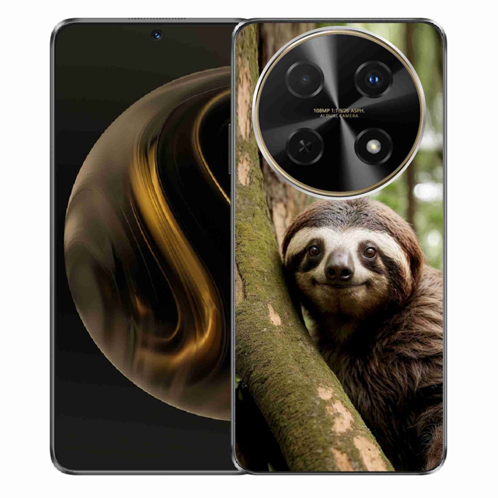 mmCase gél tok a Huawei Nova 12i-hez – mosolygós lajhár