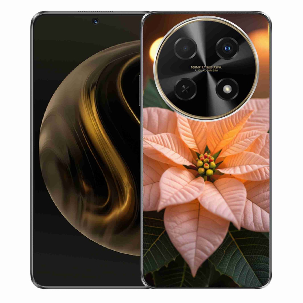 Gél borító mmCase a Huawei Nova 12i készülékhez - mikulásvirág