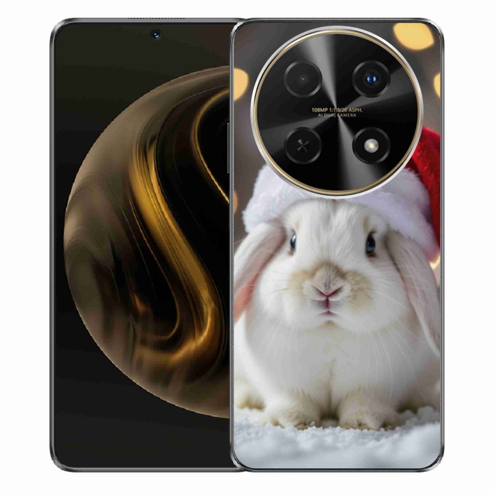 Gél borítás mmCase a Huawei Nova 12i készülékhez - karácsonyi nyuszi
