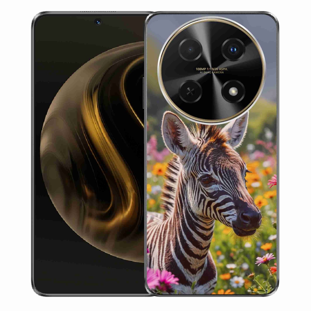 mmCase gélhuzat a Huawei Nova 12i-hez – zebra a réten