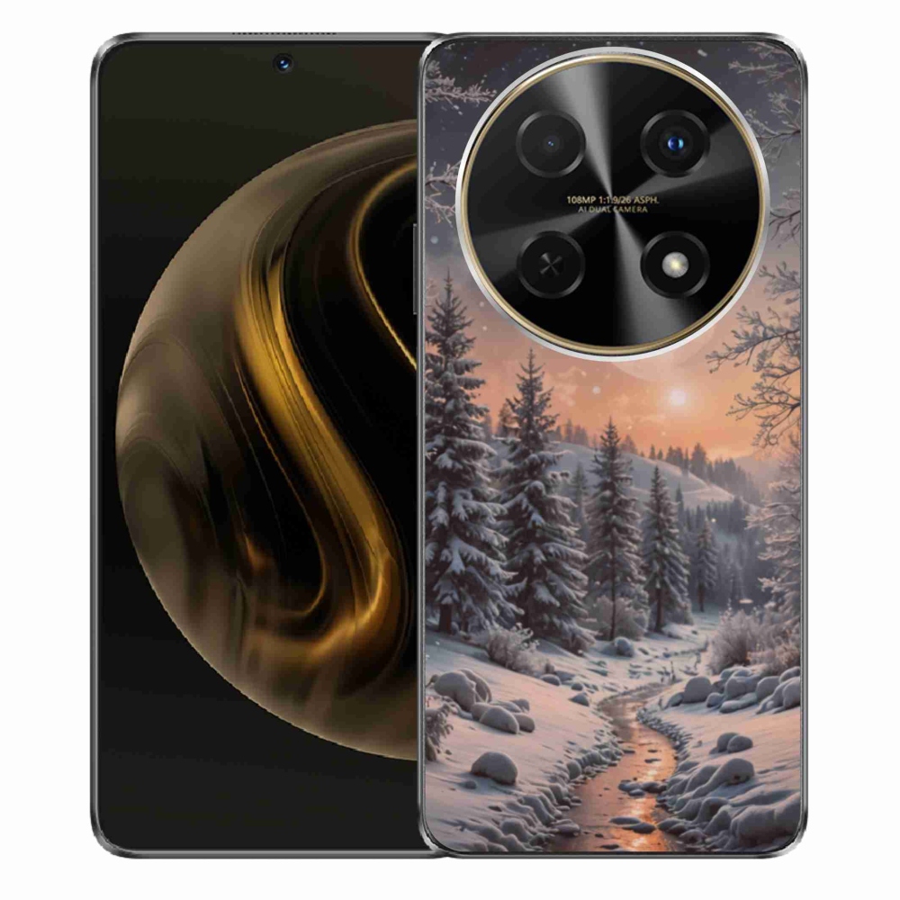 Gél borítás mmCase a Huawei Nova 12i számára - téli táj 2