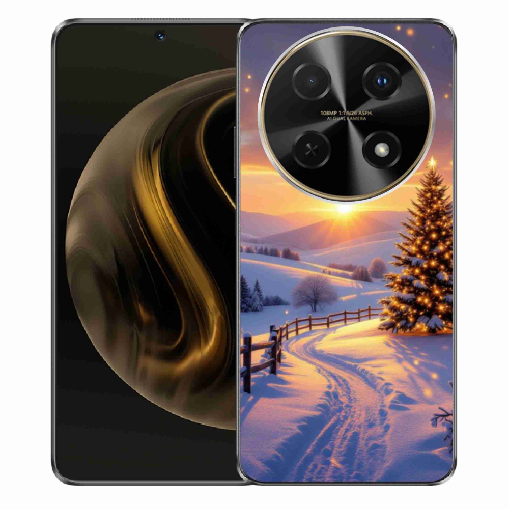 Gél borító mmCase a Huawei Nova 12i készülékhez - téli tájkép