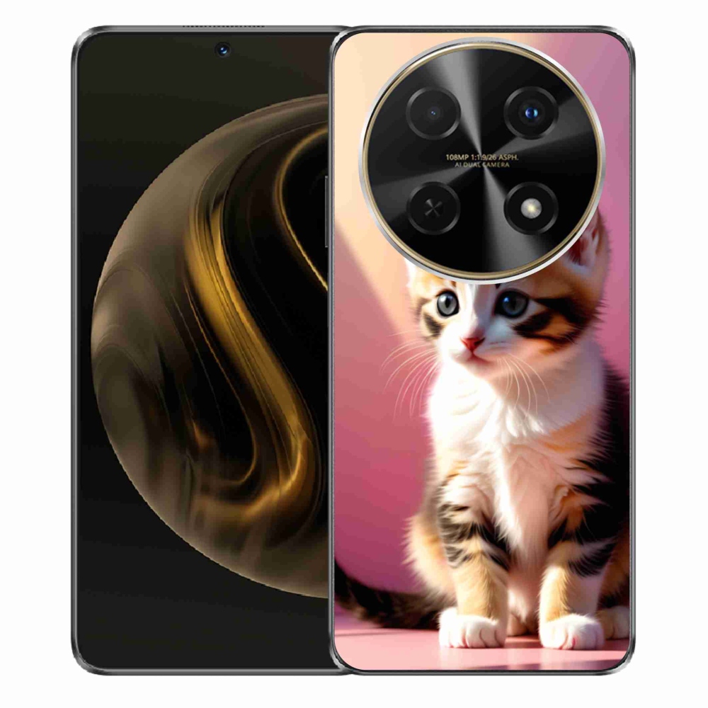 Gél borítás mmCase a Huawei Nova 12i készülékhez - kíváncsi cica 2