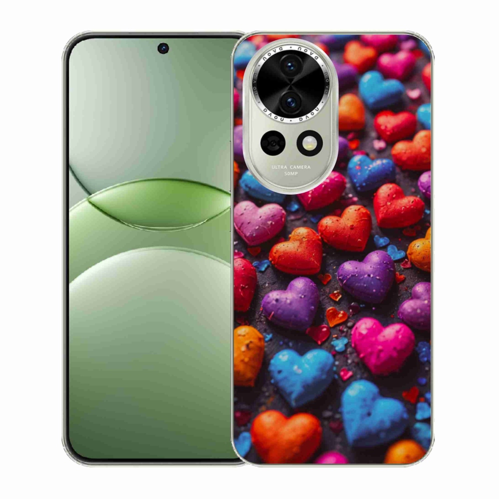 Gél borító mmCase a Huawei Nova 13 5G - színes szívre