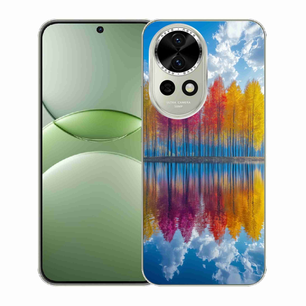 Gél borítás mmCase a Huawei Nova 13 5G - színes fák