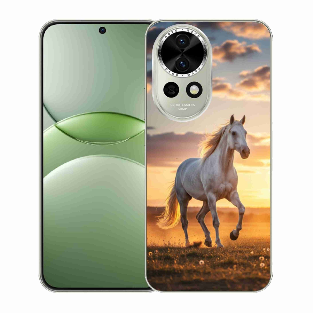 Gél borítás mmCase a Huawei Nova 13 5G - futó fehér ló 2