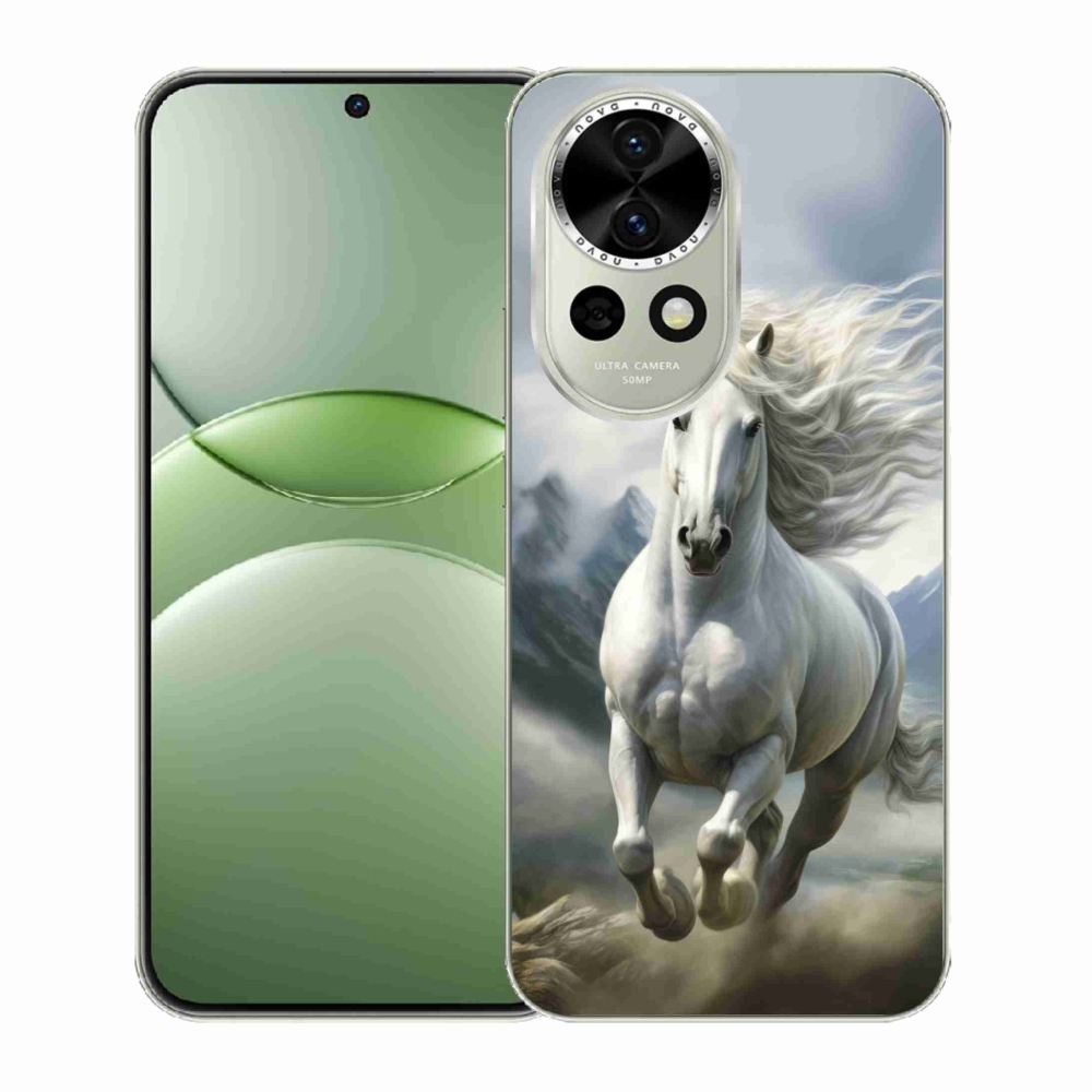 mmCase gél tok a Huawei Nova 13 5G-hez – Futó fehér ló 3