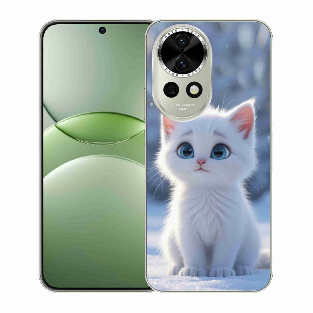 mmCase gél tok a Huawei Nova 13 5G-hez – fehér cica 3