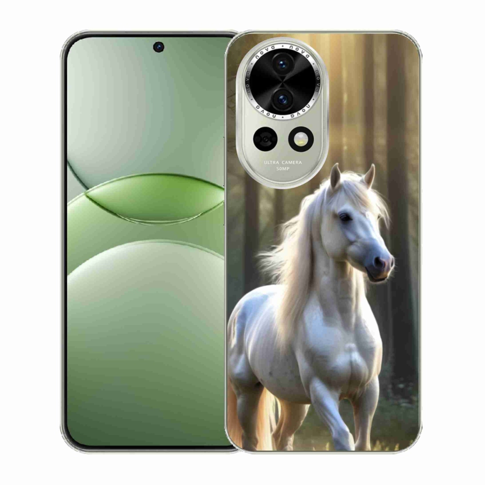 Gél borító mmCase a Huawei Nova 13 5G - fehér ló 3