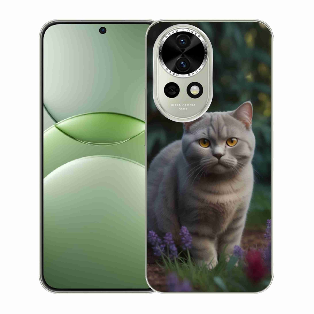 Zselés borítás mmCase a Huawei Nova 13 5G készülékhez - brit macska