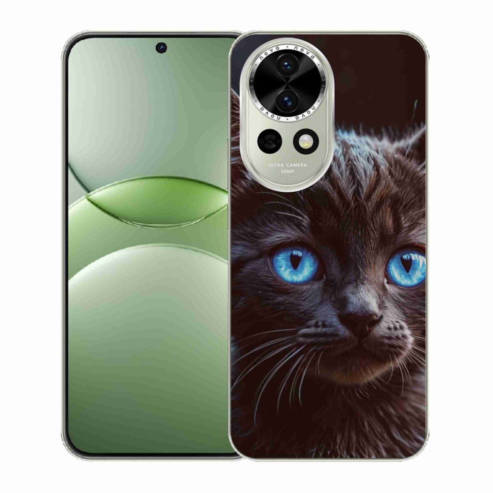 Gél borítás mmCase a Huawei Nova 13 5G-hez - fekete cica 2