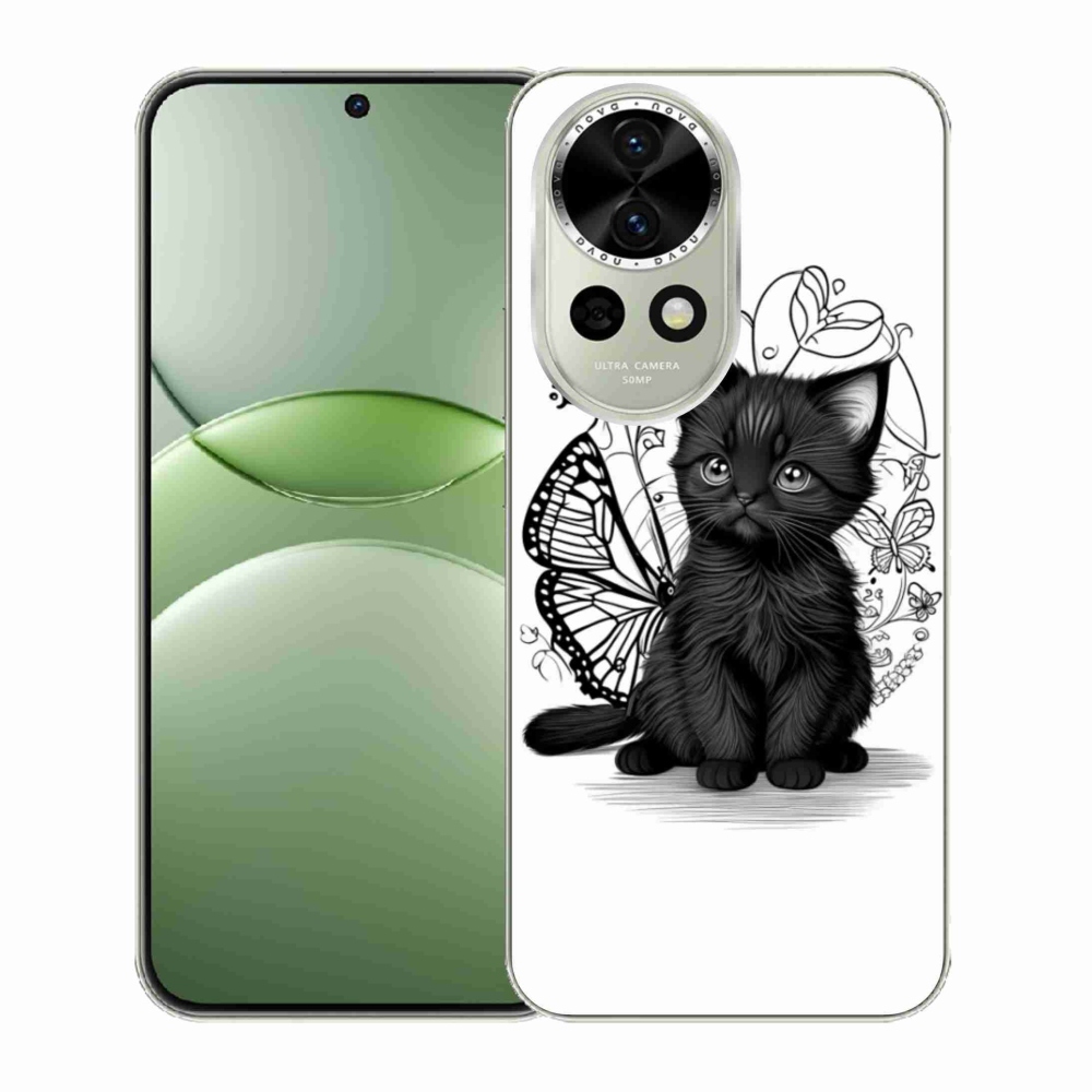 Gél borítás mmCase a Huawei Nova 13 5G-re - fekete cica