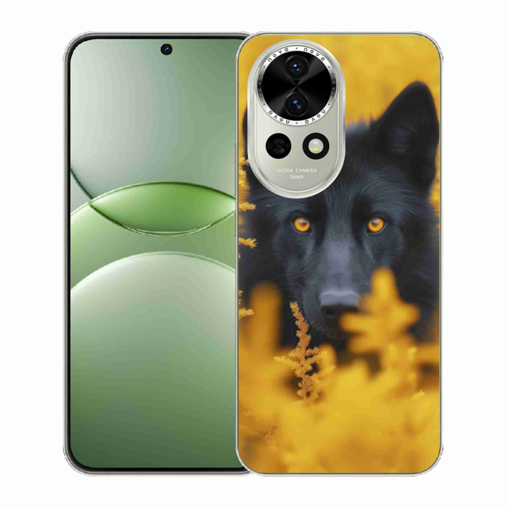 Zselés borítás mmCase a Huawei Nova 13 5G-hez - fekete farkas 2