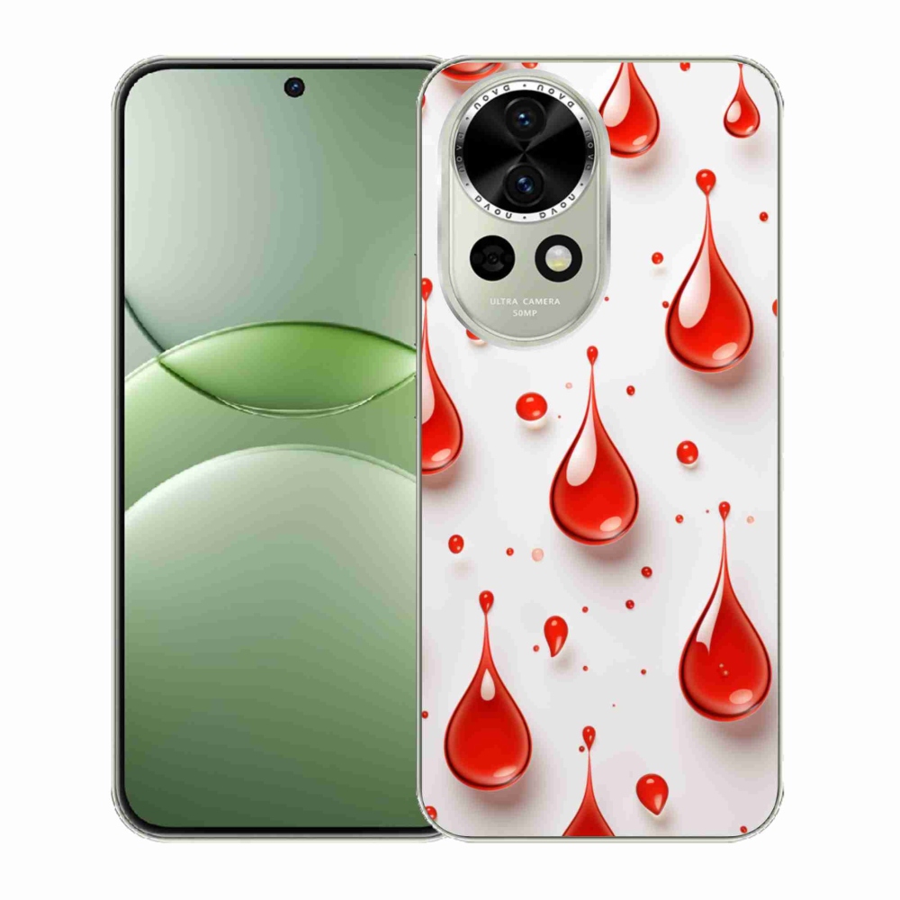 Gél borítás mmCase a Huawei Nova 13 5G-n - piros cseppek