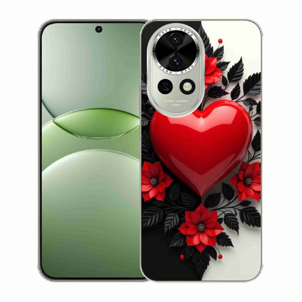Gél borítás mmCase a Huawei Nova 13 5G készülékhez - piros szív