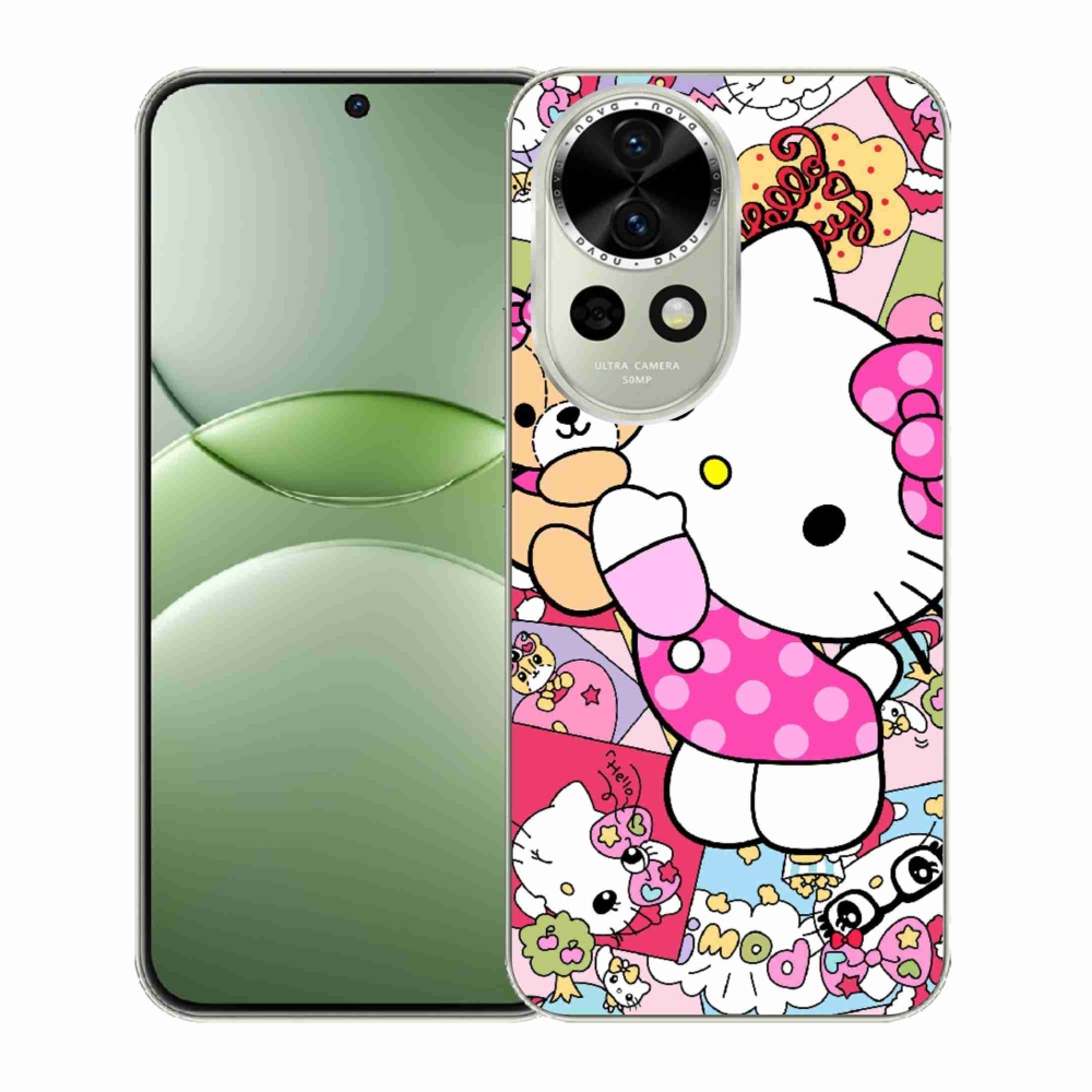 mmCase gél tok a Huawei Nova 13 5G-hez – aranyos cica