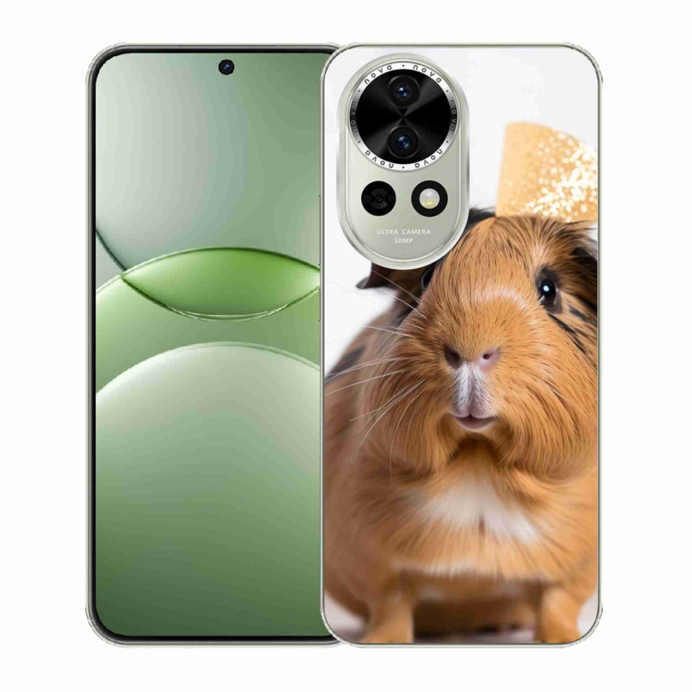 Gél borítás mmCase a Huawei Nova 13 5G készülékhez - barna tengerimalac
