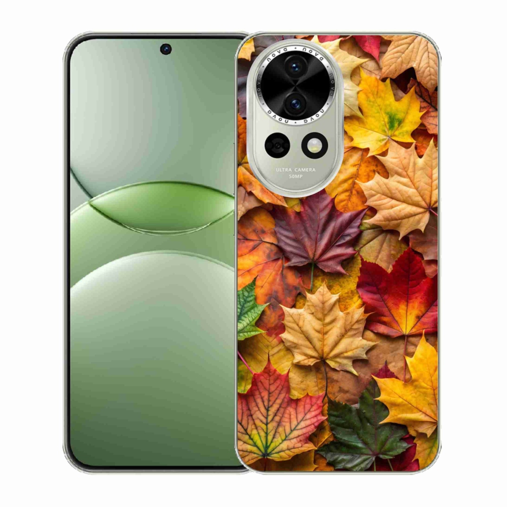 Gél borítás mmCase a Huawei Nova 13 5G készülékhez - juharlevelek 2