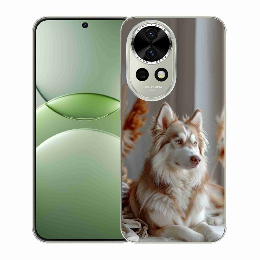 mmCase gél tok a Huawei Nova 13 5G-hez – nyugodt szibériai husky